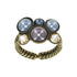 Konplott Bubble Cascade Ring Braun/Grau