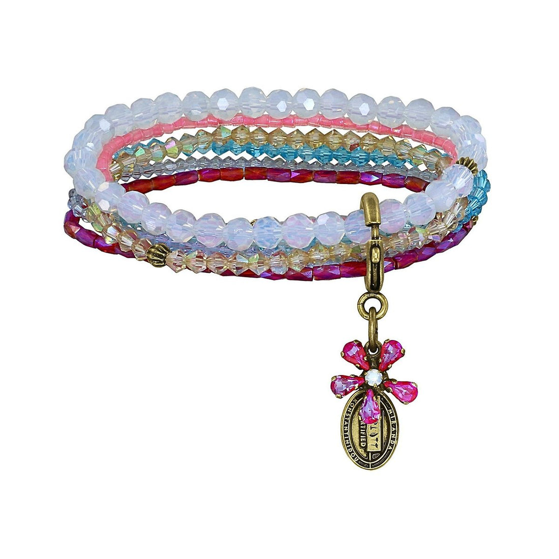 Konplott Twisted Blossom Armband elastisch Multi
