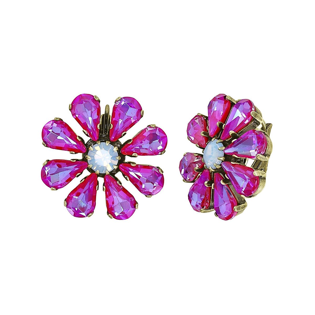 Konplott Twisted Blossom Ohrringe mit Brisur Multi Größe L