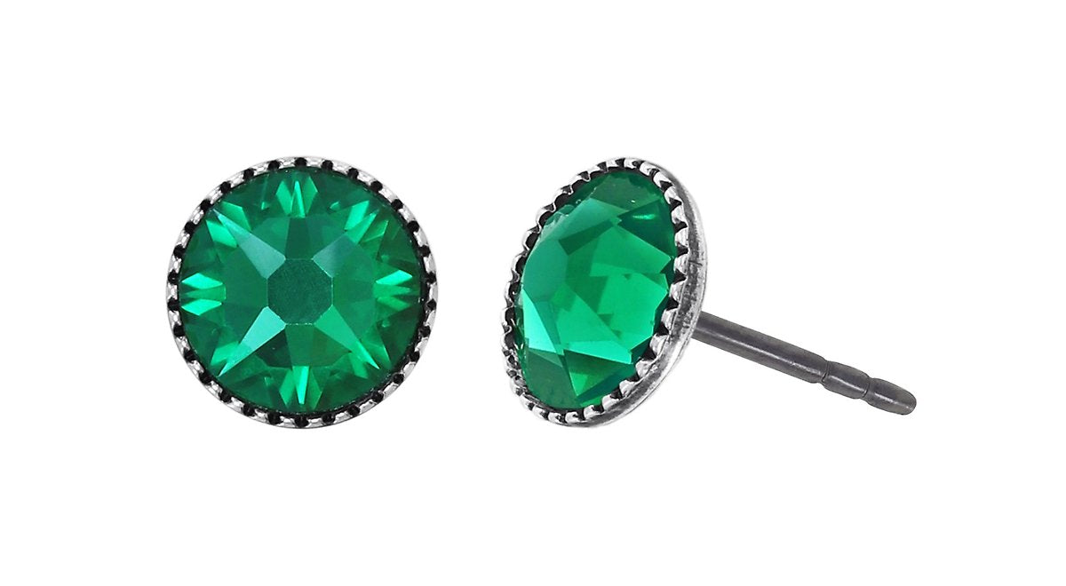 Konplott Black Jack Ohrstecker Majestic Green – 0,70 cm