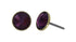 Konplott Black Jack Ohrstecker Dark Amethyst – 0,70 cm