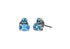 Konplott Daily Desire Ohrstecker Multi – 0,80 × 0,60 cm, Blau/Grün