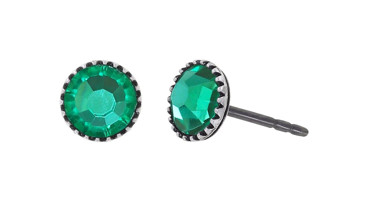 Konplott Black Jack Ohrstecker Mint Green – 0,50 cm