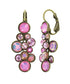 Konplott Water Cascade Ohrringe mit Brisur Pink