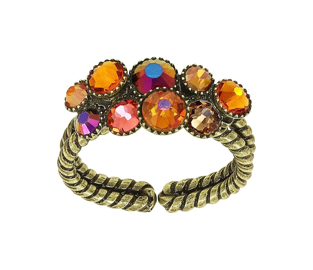 Konplott Water Cascade Ring Orange