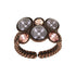 Konplott Bubble Cascade Ring Beige/Braun