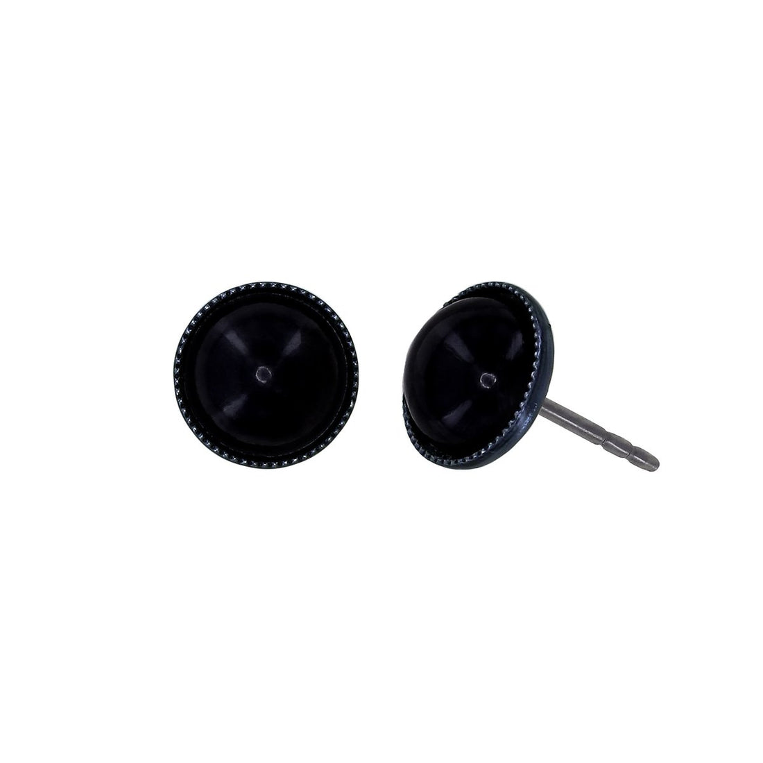 Konplott Bubble Cascade Ohrstecker Schwarz 7mm