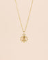 Muja Juma Collier Bumblebee Pfirsich-Mondstein
