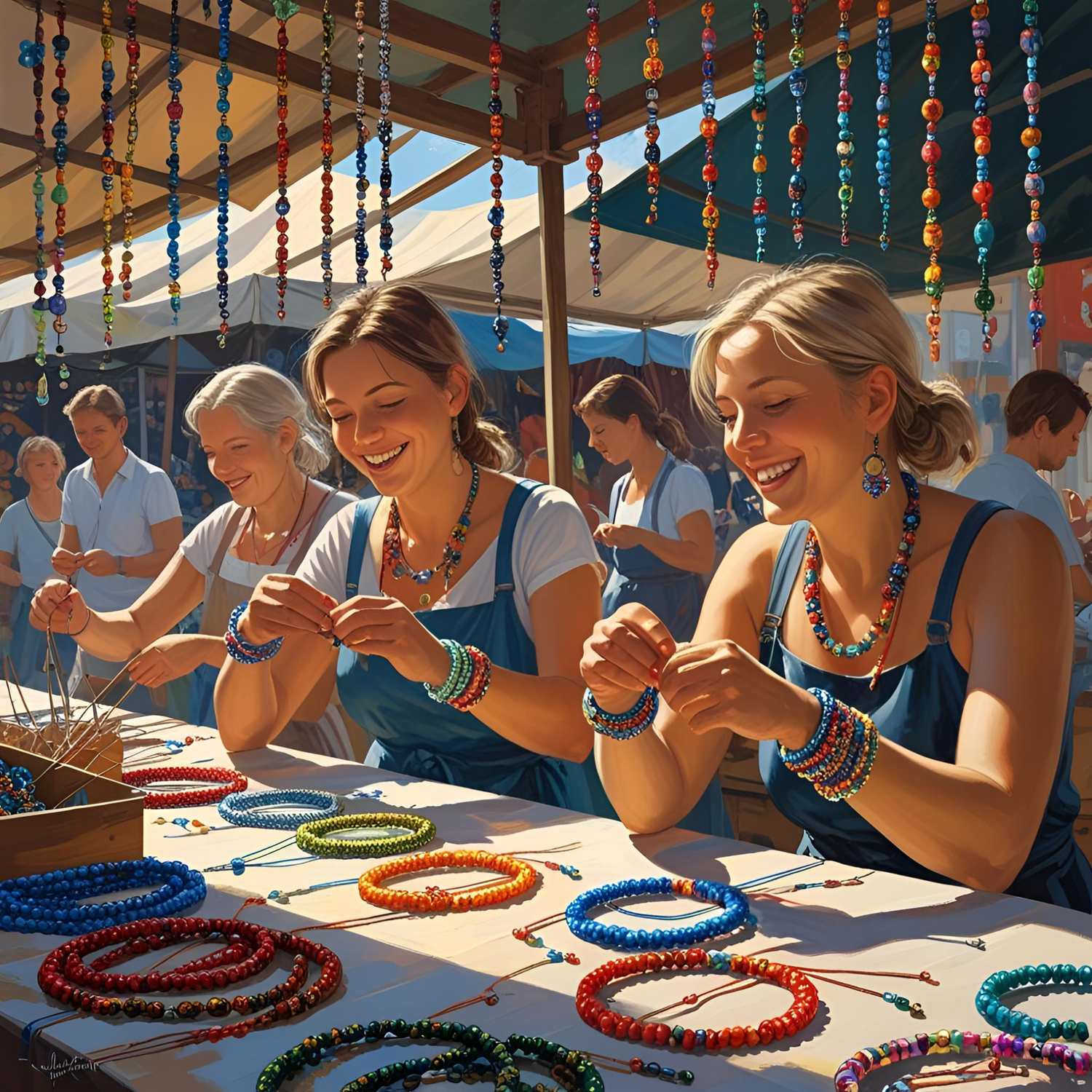 Perlenarmband Kurs mit Susi 3.07.2025 ab 14 Uhr