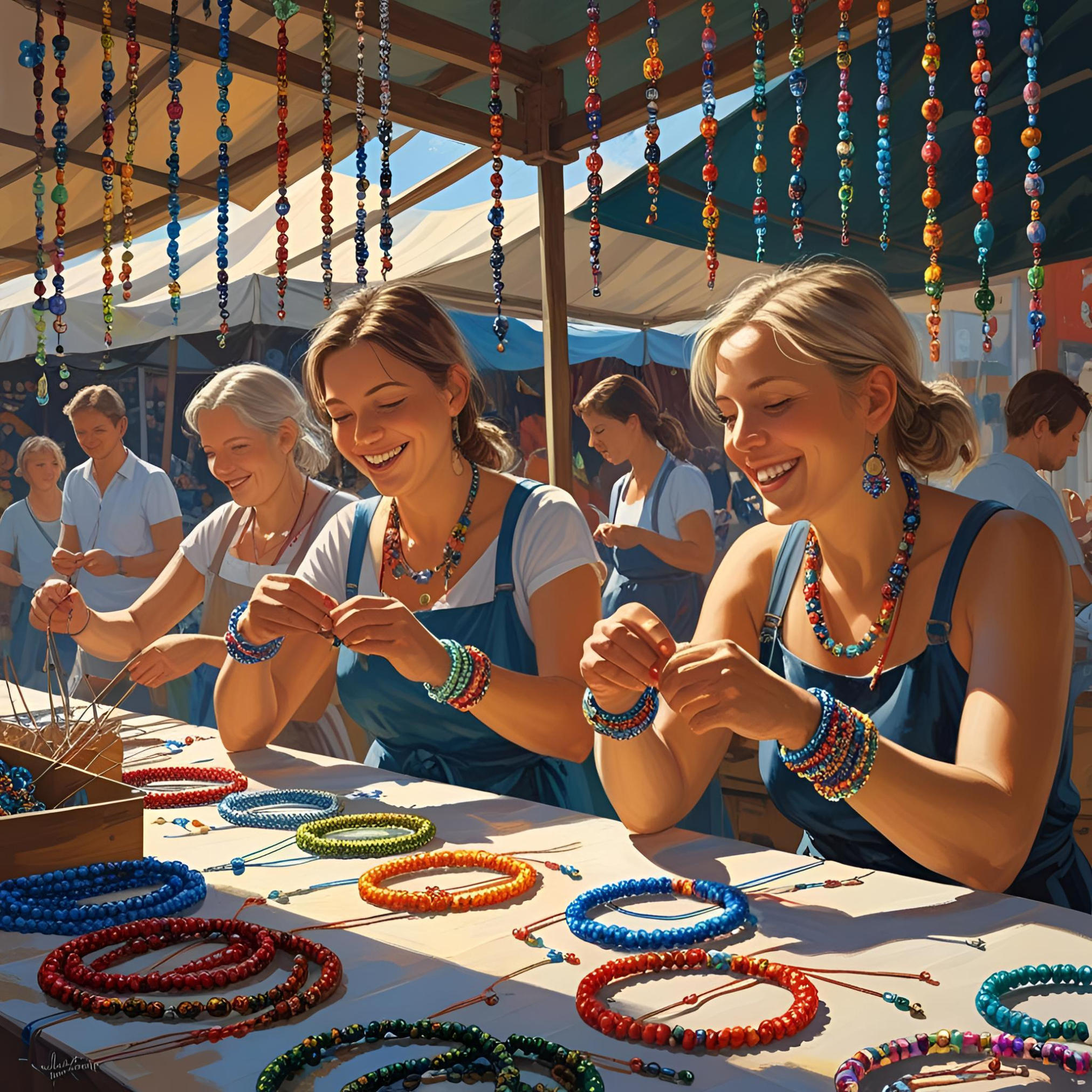 Perlenarmband Kurs mit Susi 3.07.2025 ab 14 Uhr