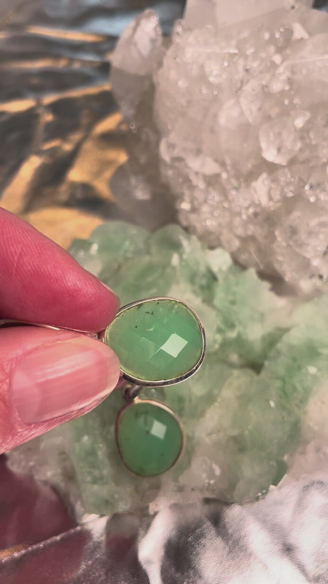 Edelstein Ohrring Beispiel