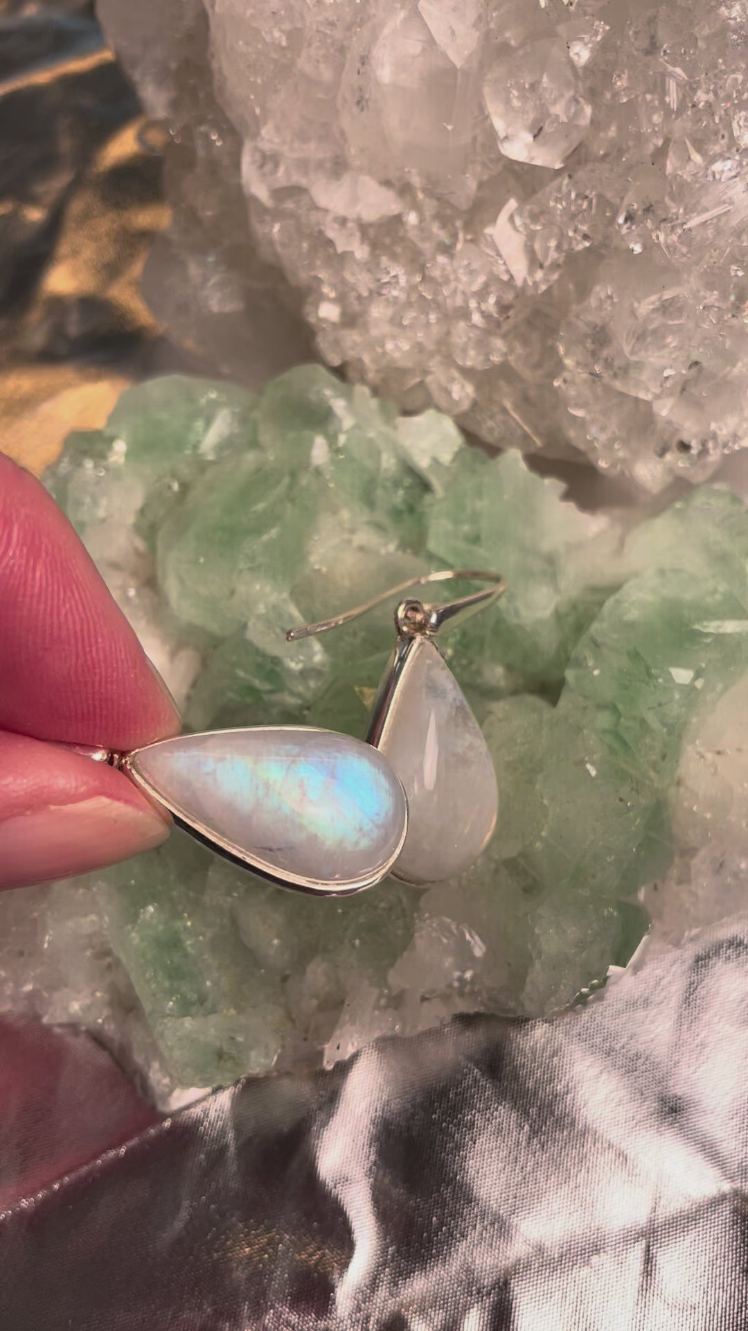 Edelstein Ohrring Beispiel