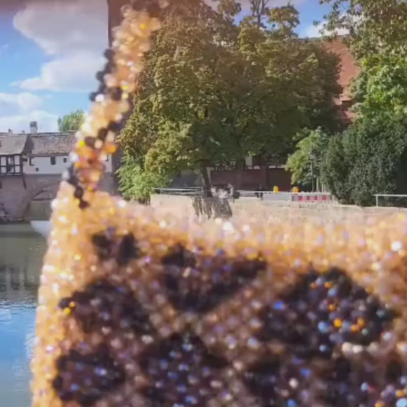 Perlenkunst Glitzertaschen mit Sima am 30. Oktober 16 - 18 Uhr