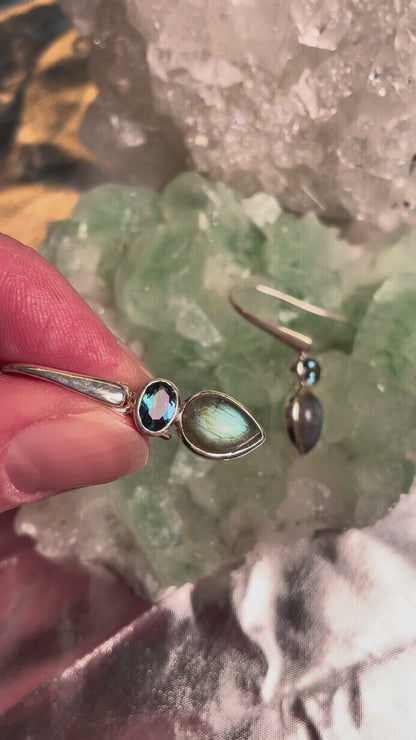 Edelstein Ohrring Beispiel