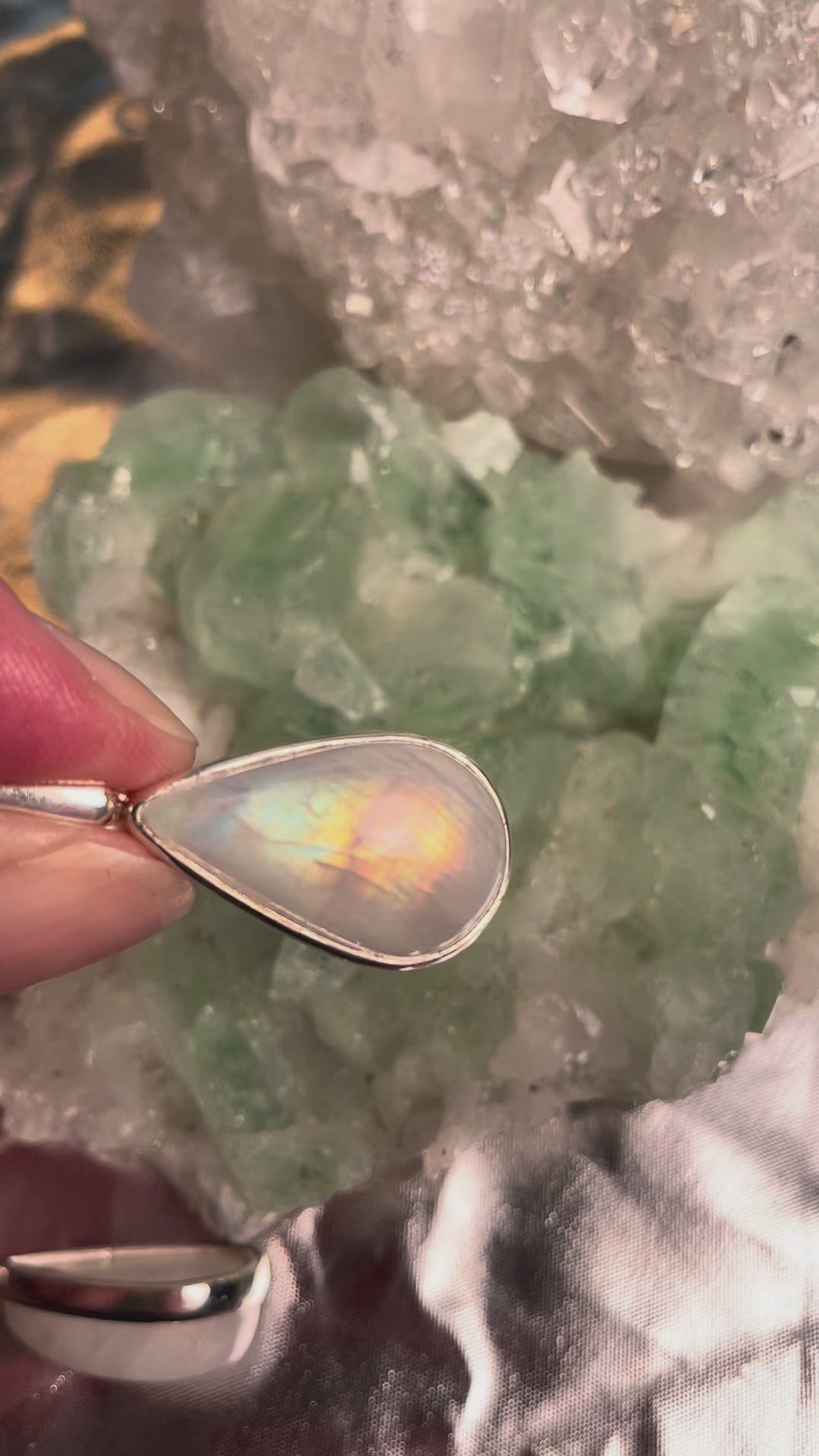 Edelstein Ohrring Beispiel