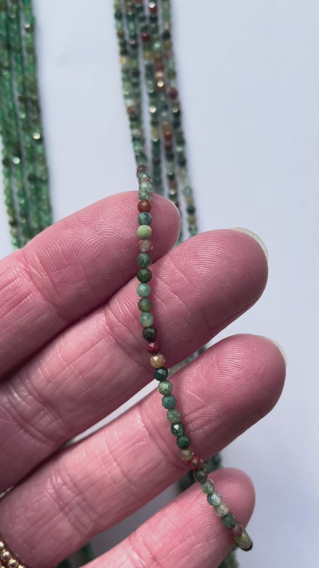 Set in Blau und Grün