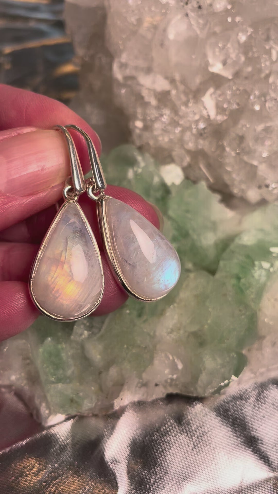 Edelstein Ohrring Beispiel