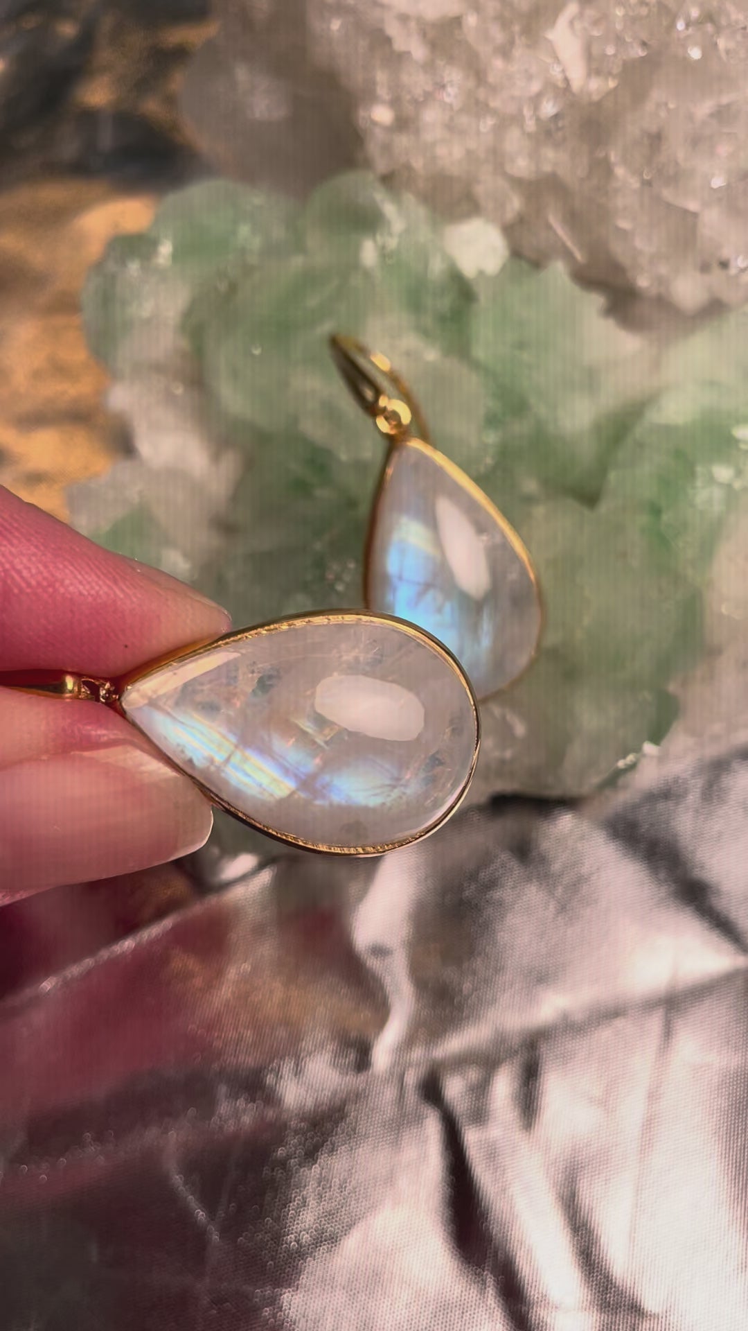 Edelstein Ohrring Beispiel