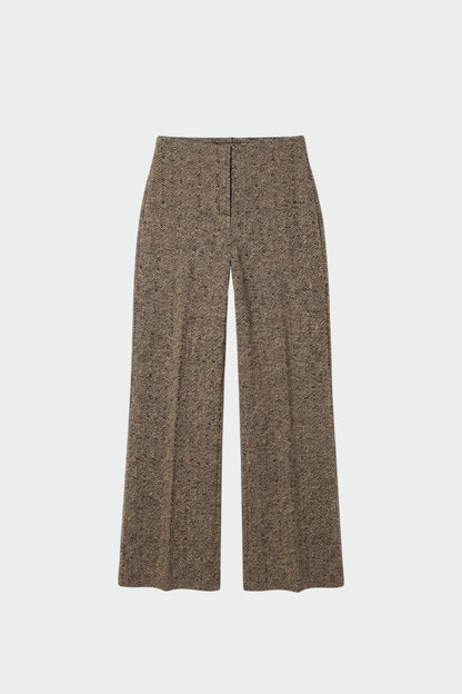 INDI&amp;COLD Jacquard-Hose Tim in Schokobraun
