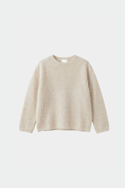 INDI&amp;COLD Pullover mit Mohair in Ecru