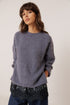 INDI&COLD Pullover mit Mohair in Ozeanblau